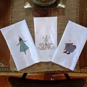 Patience Brewster Tea Towels - set of 3 - RARE